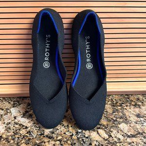 Rothy's Women Shoes - Size 10.5 - The Flat (Solid Black)
